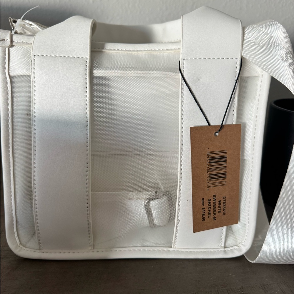 Steve Madden Transparent Panel Crossbody Bag